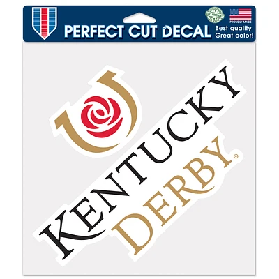 WinCraft Kentucky Derby 8" x 8" Perfect Cut Decal