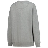 Sweat-shirt surdimensionné gris chiné pour femme Gameday Social Kentucky Derby
