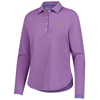 Polo à manches longues en jersey rayures Vista Opal pour femme Peter Millar 151st Kentucky Derby V110136 Kentuc POLLADYLS LF24EK71B-151 KD