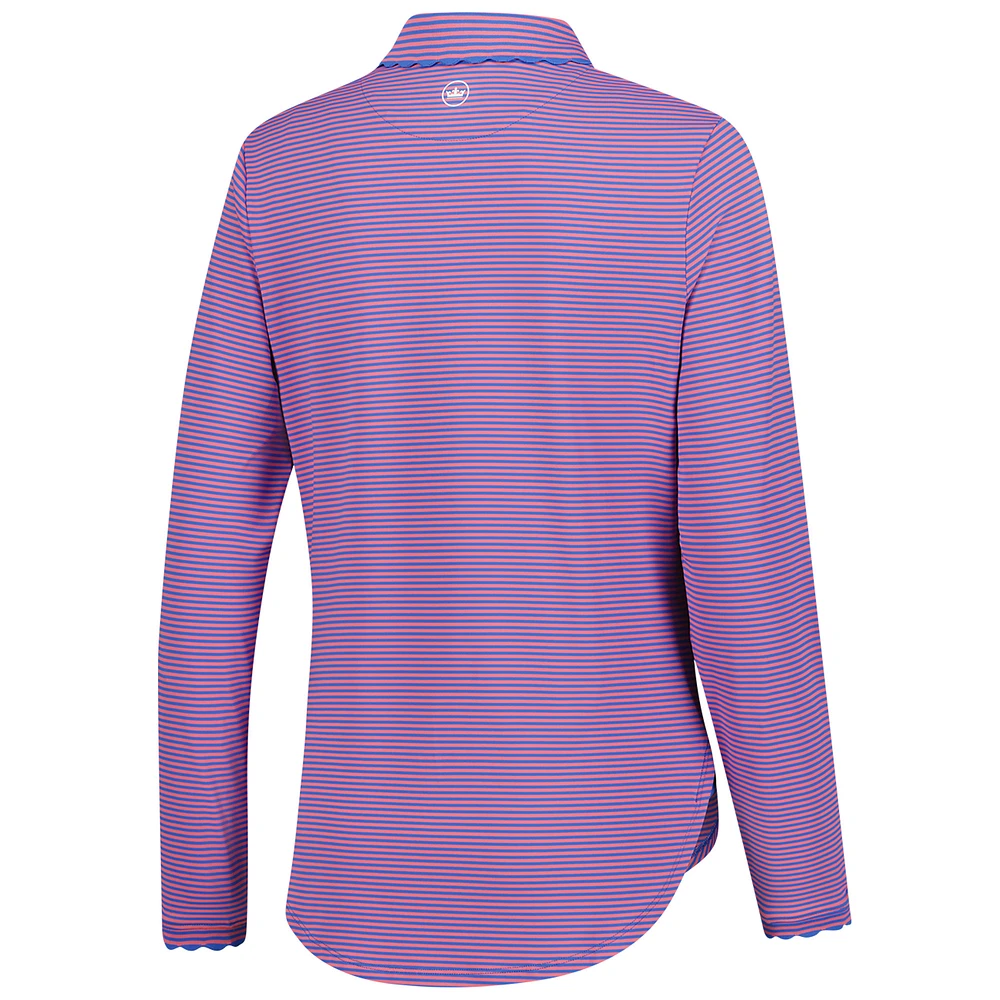 Polo à manches longues en jersey rayures Vista Opal pour femme Peter Millar 151st Kentucky Derby V110136 Kentuc POLLADYLS LF24EK71B-151 KD