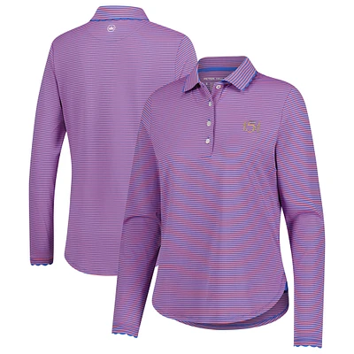Polo à manches longues en jersey rayures Vista Opal pour femme Peter Millar 151st Kentucky Derby V110136 Kentuc POLLADYLS LF24EK71B-151 KD