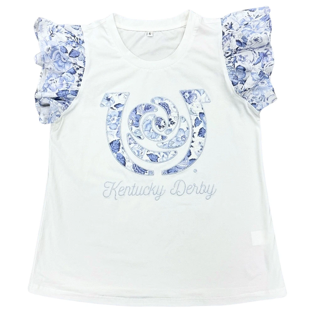 Women's Brianna Cannon 151st Kentucky Derby Blue T-Shirt