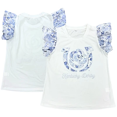 Women's Brianna Cannon 151st Kentucky Derby Blue T-Shirt