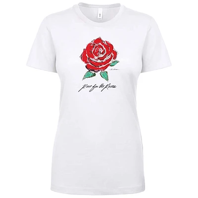 Women's Dye Hard Supply 151st Kentucky Derby Painted Rose Fitted Ideal T-Shirt