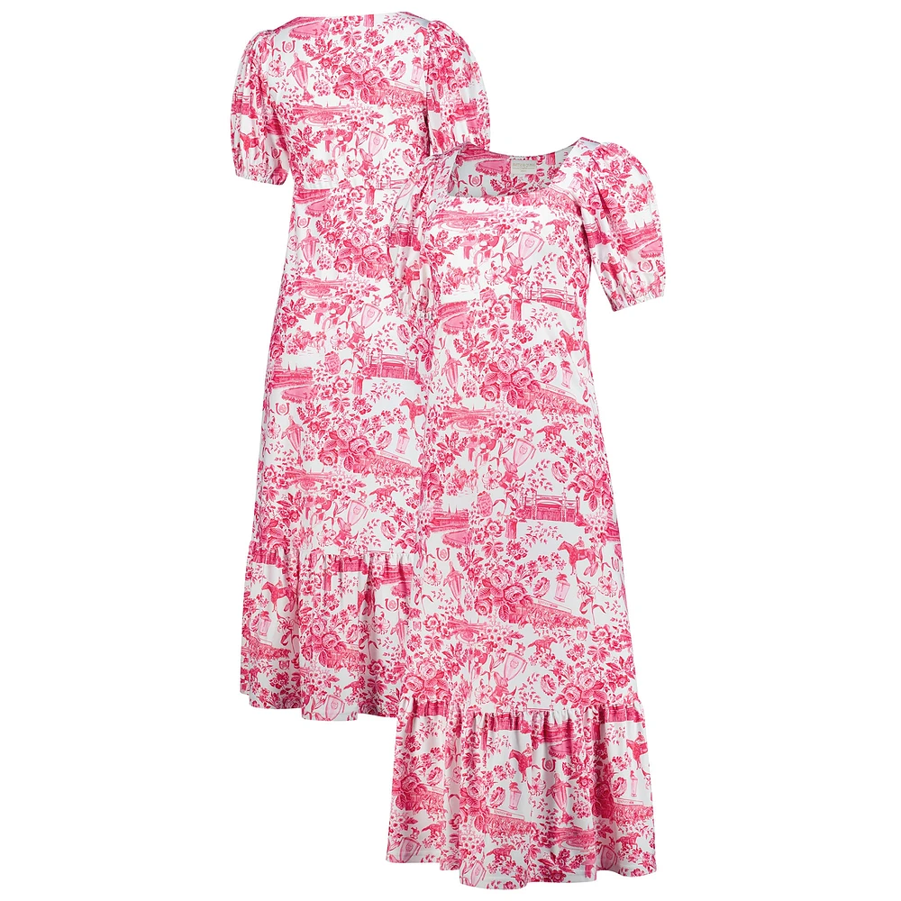 Women's Smith & Quinn  White/Pink Kentucky Derby Lucy Dress