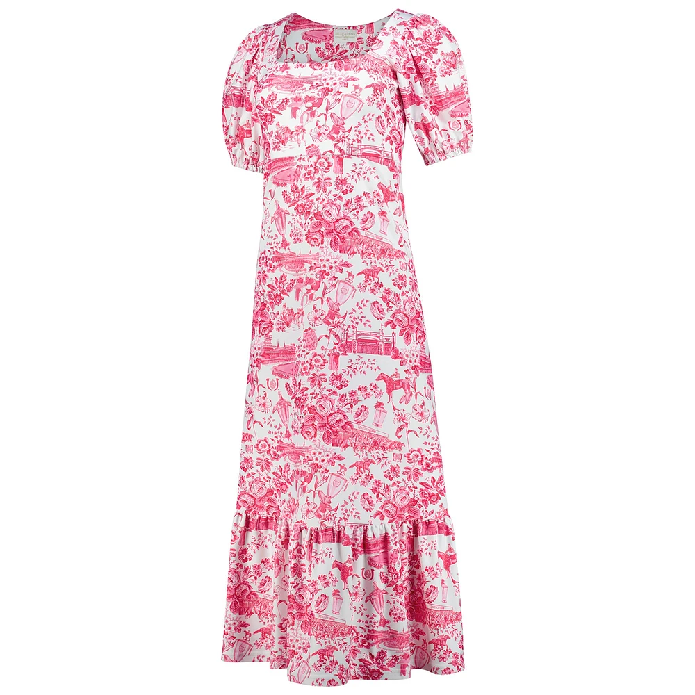 Women's Smith & Quinn  White/Pink Kentucky Derby Lucy Dress