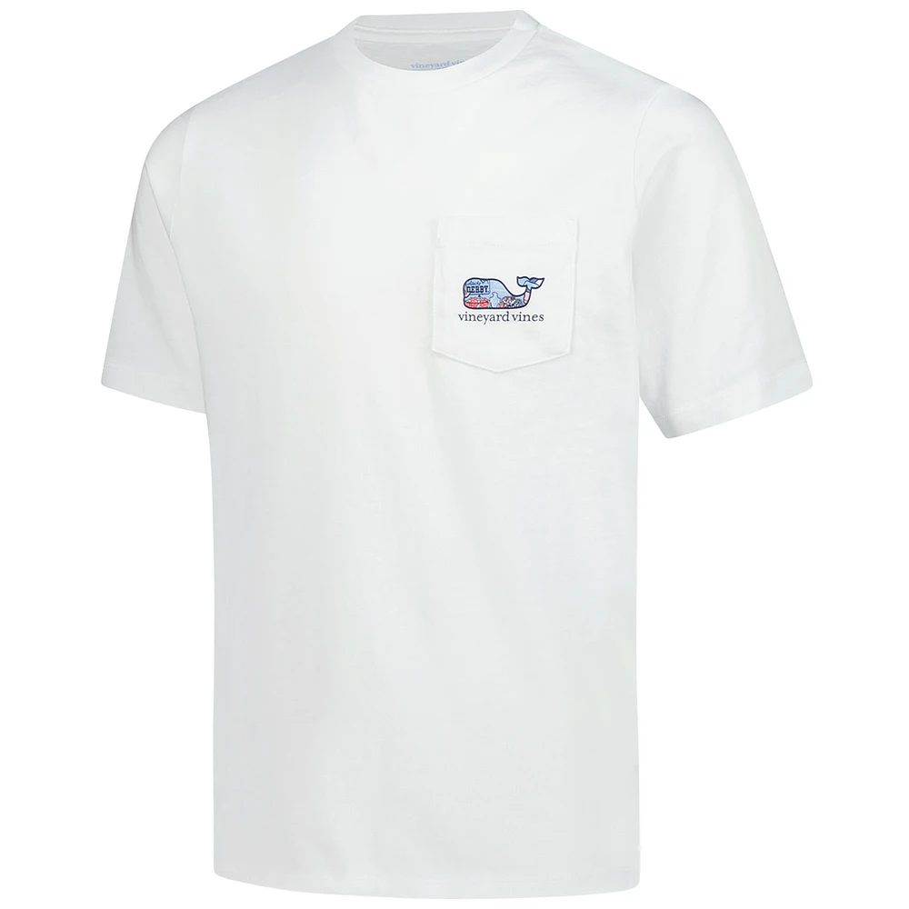 T-shirt autocollant baleine du 151e Kentucky Derby pour jeunes Vineyard Vines White