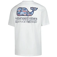 T-shirt autocollant baleine du 151e Kentucky Derby pour jeunes Vineyard Vines White