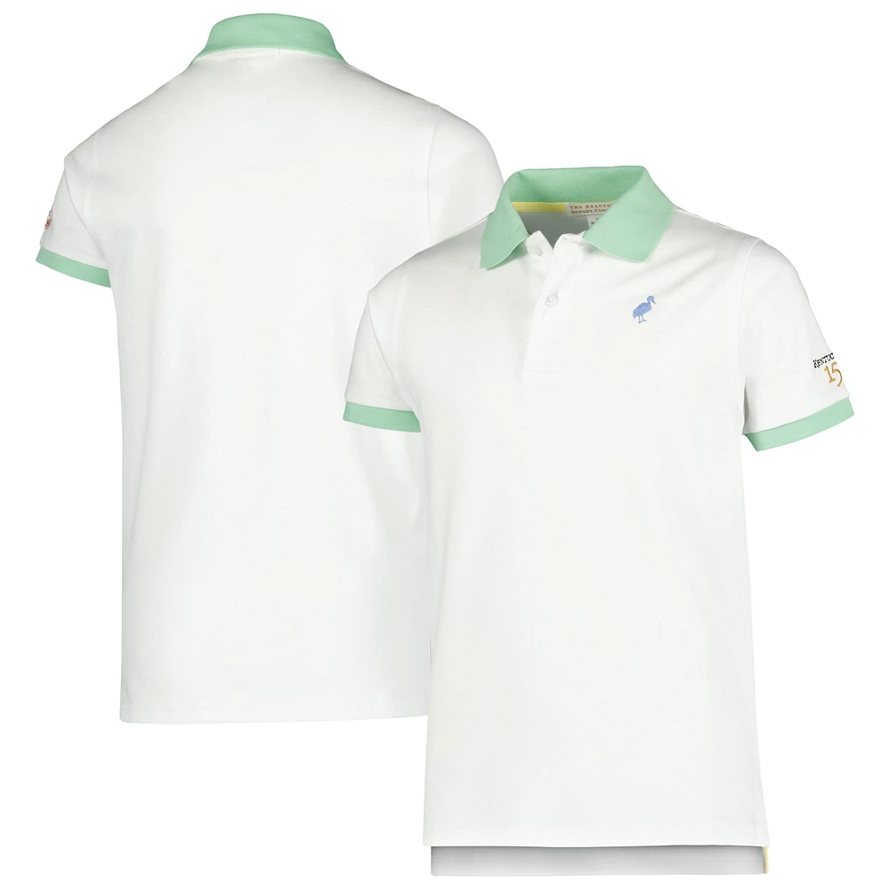 Youth White Kentucky Derby 150 Prim and Proper Polo