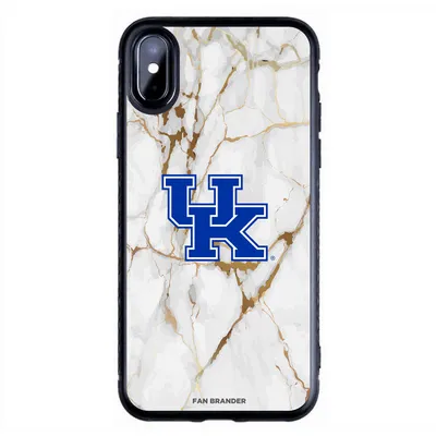 Kentucky Wildcats iPhone Slim Marble Design Case - Black