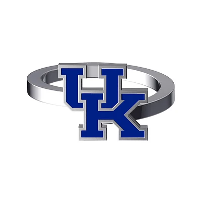 Dayna Designs Kentucky Wildcats Bypass Bague en argent émaillé