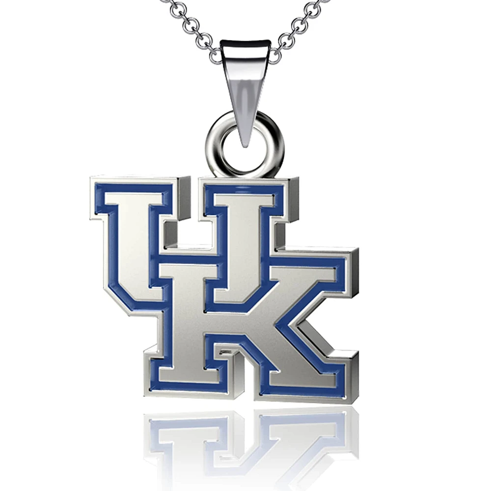 Dayna Designs Kentucky Wildcats Collier avec petit pendentif en émail