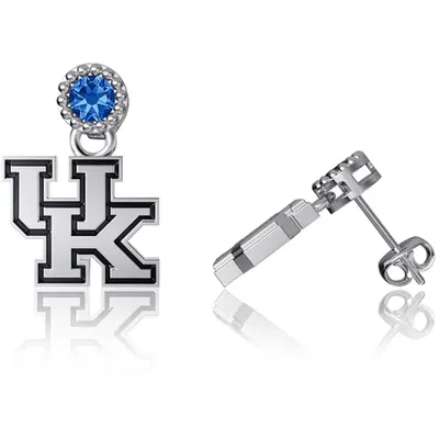 Kentucky Wildcats Dayna Designs Silver Halo Earrings