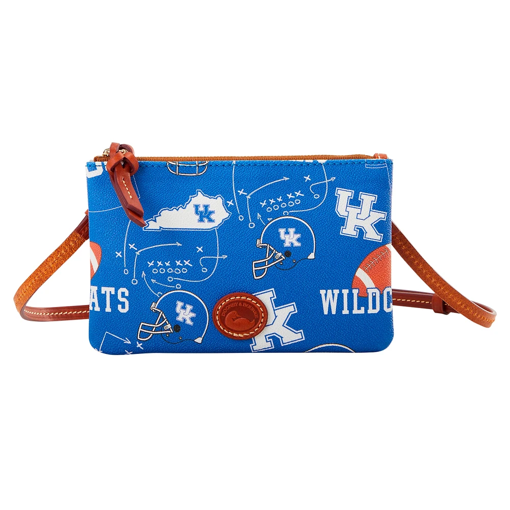 Sac à main à bandoulière zippé Dooney & Bourke Kentucky Wildcats