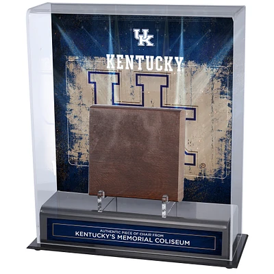 Fanatics Authentic Kentucky Wildcats Memorial Coliseum Sublimated Display Case with Image and a Piece of Memorial Coliseum Stadium Seat