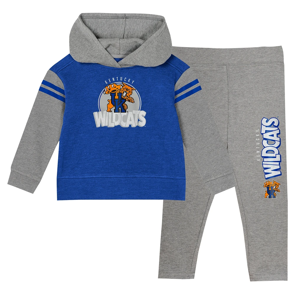 Girls Infant Royal Kentucky Wildcats Clubhouse Pullover Hoodie & Legging Set