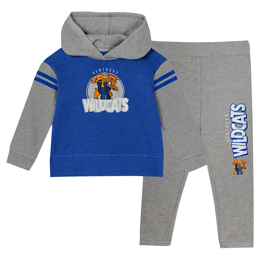 Ensemble sweat à capuche et leggings pour filles de l'école maternelle Royal Kentucky Wildcats