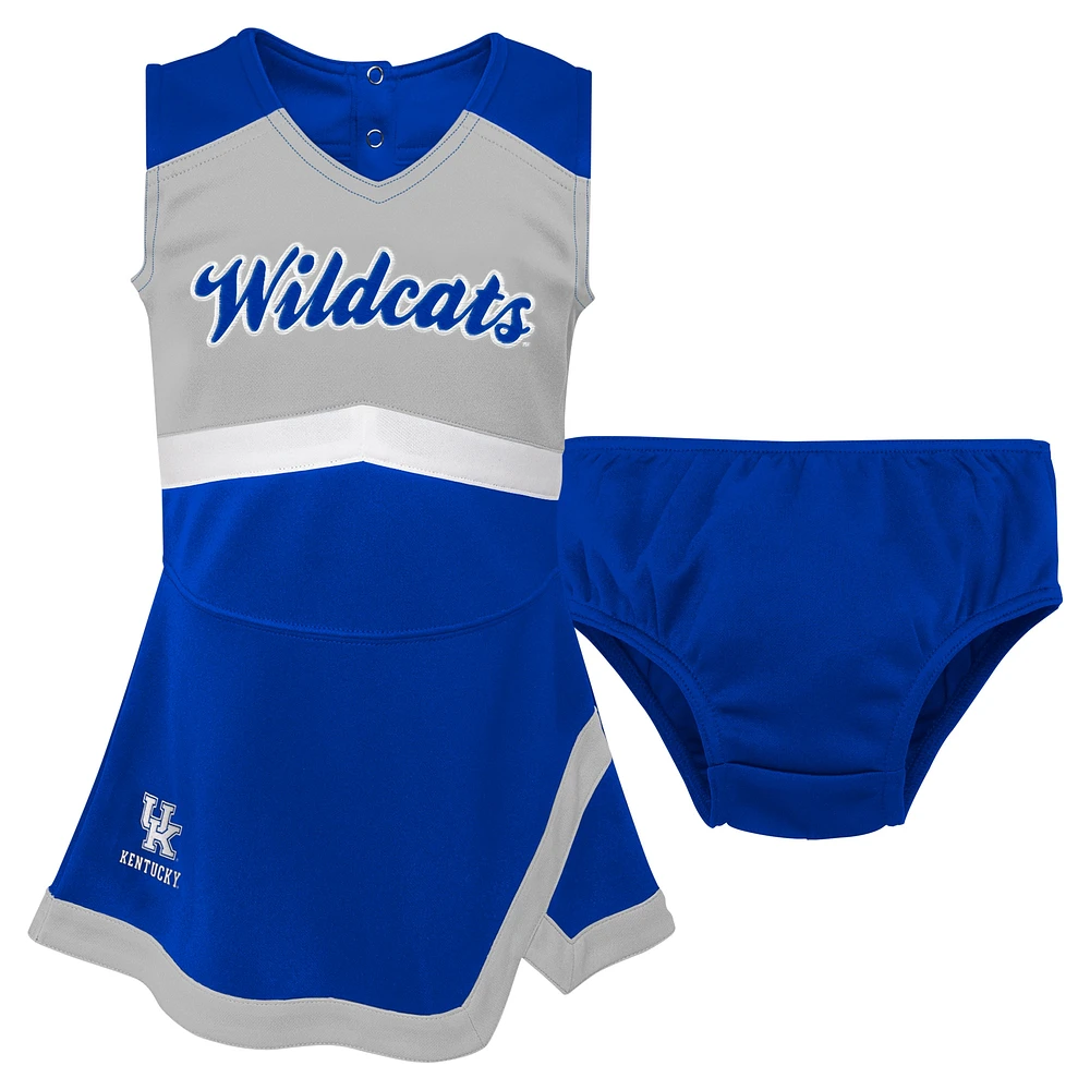 Girls Toddler Royal Kentucky Wildcats Cheer Captain Dress & Bloomers Two-Piece Set