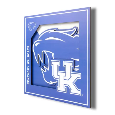 Kentucky Wildcats 12'' x 12'' 3D Logo Wall Art