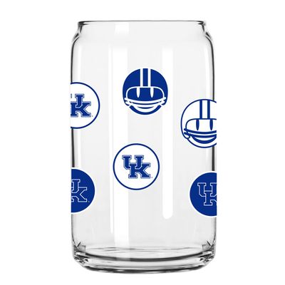 Kentucky Wildcats 16oz. Smiley Can Glass