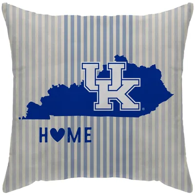 Kentucky Wildcats 18'' x 18'' Home State Duck Cloth Décor Pillow