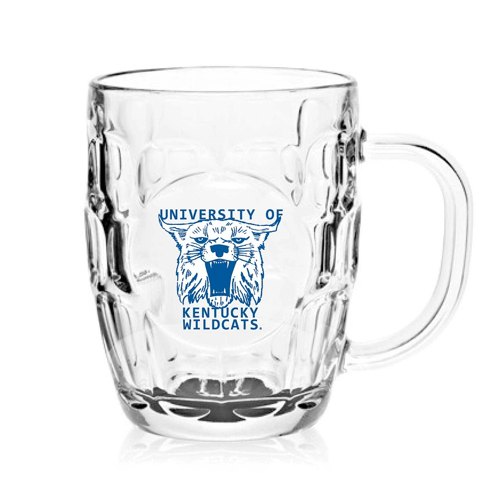 Kentucky Wildcats 20oz. Dimpled Glass Mug