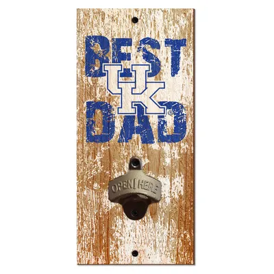 Kentucky Wildcats 5'' x 12'' Best Dad Bottle Opener