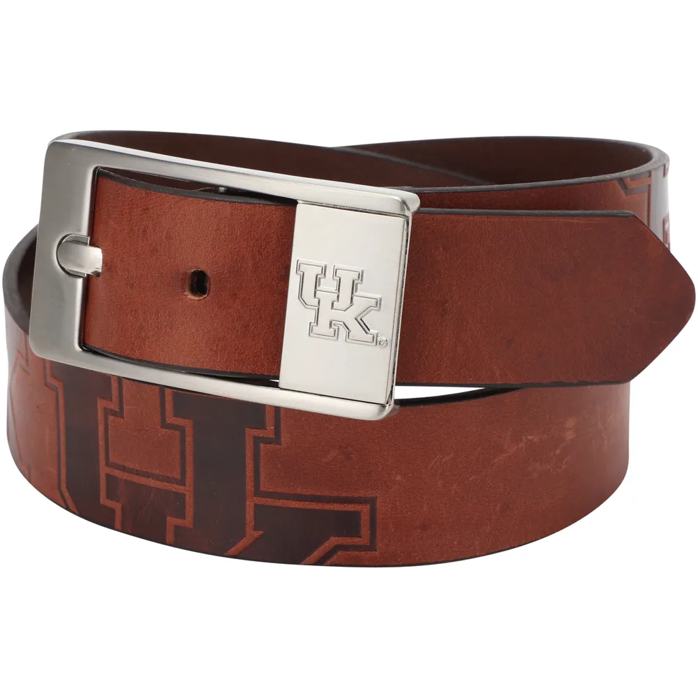 Ceinture en cuir Brandish des Wildcats du Kentucky - Marron