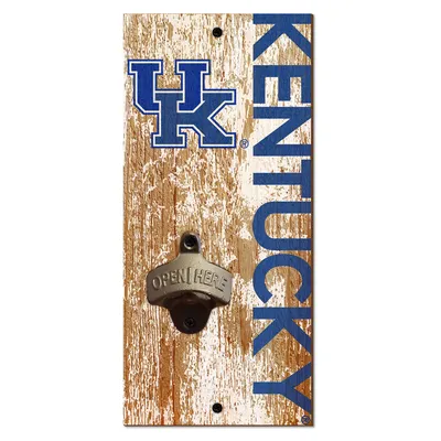 Kentucky Wildcats Distressed Bottle Opener