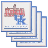 Ensemble de quatre sous-verres Kentucky Wildcats