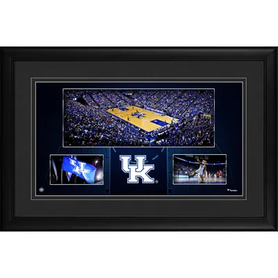 Kentucky Wildcats Fanatics Authentic Framed 10'' x 18'' Rupp Arena Panoramic Collage