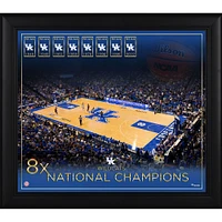 Kentucky Wildcats Framed 15" x 17" Basketball Championship Count Collage