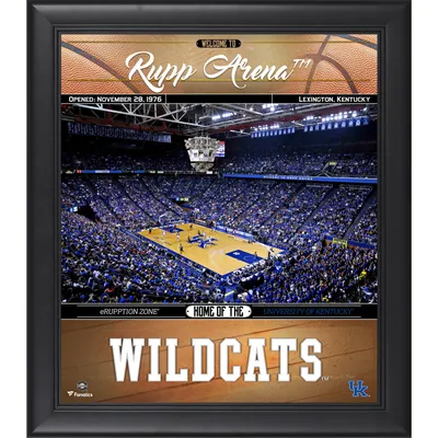 Kentucky Wildcats Fanatics Authentic Framed 15" x 17" Basketball Welcome Home Collage