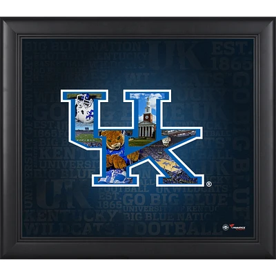 Kentucky Wildcats Framed 15'' x 17'' Team Heritage Collage