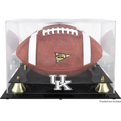 Kentucky Wildcats Golden Classic Logo Football Display Case with Mirror Back