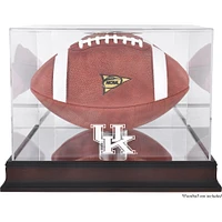 Kentucky Wildcats Mahogany Base Logo Football Display Case with Mirror Back