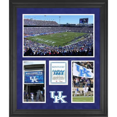 Kentucky Wildcats Fanatics Authentic Rupp Arena Framed 20" x 24" 3-Opening Collage