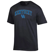 Men's Champion  Black Kentucky Wildcats Arch Over Logo T-Shirt