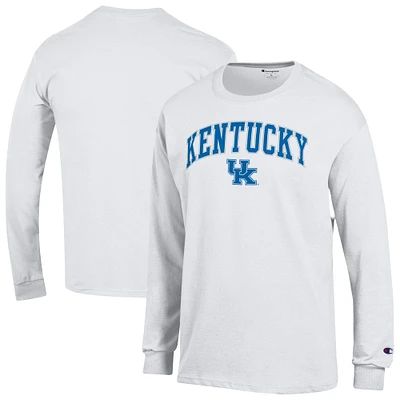 Men's Champion Kentucky Wildcats Arch Over Logo Long Sleeve T-Shirt