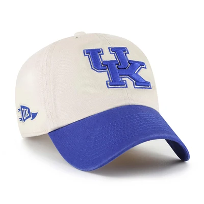Casquette ajustable « 47 » crème Kentucky Wildcats Grand Stand Clean Up pour homme