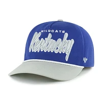 Casquette ajustable Dropshadow Rope Hitch Royal Kentucky Wildcats '47 pour homme