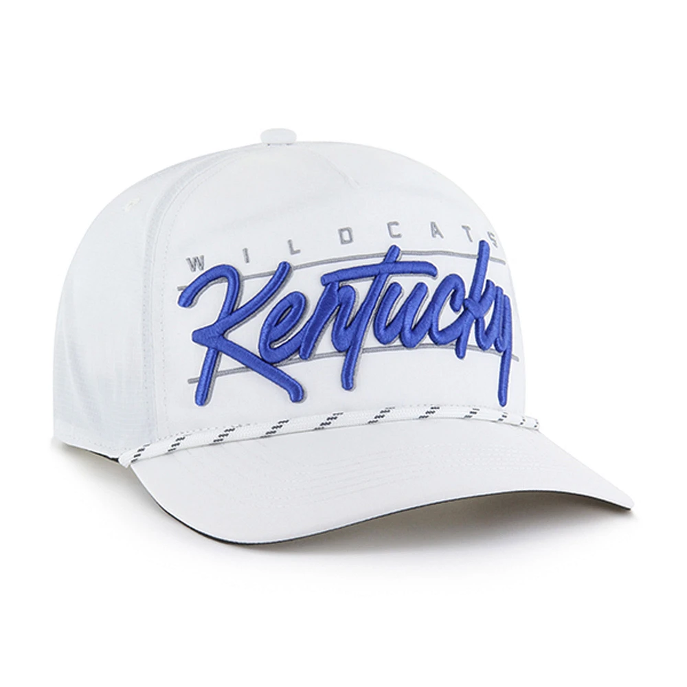 Casquette ajustable Condor Hitch brrr° blanche pour homme, modèle 1947, des Wildcats du Kentucky