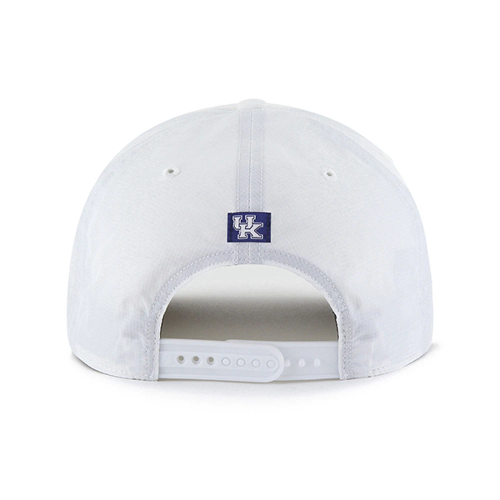Casquette ajustable Condor Hitch brrr° blanche pour homme, modèle 1947, des Wildcats du Kentucky