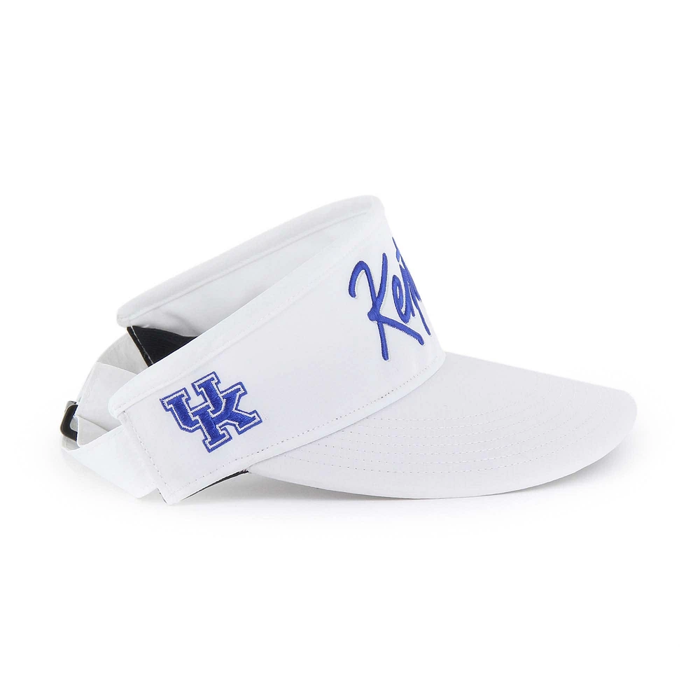 Men's '47 White Kentucky Wildcats Melbourne brrr° Adjustable Visor