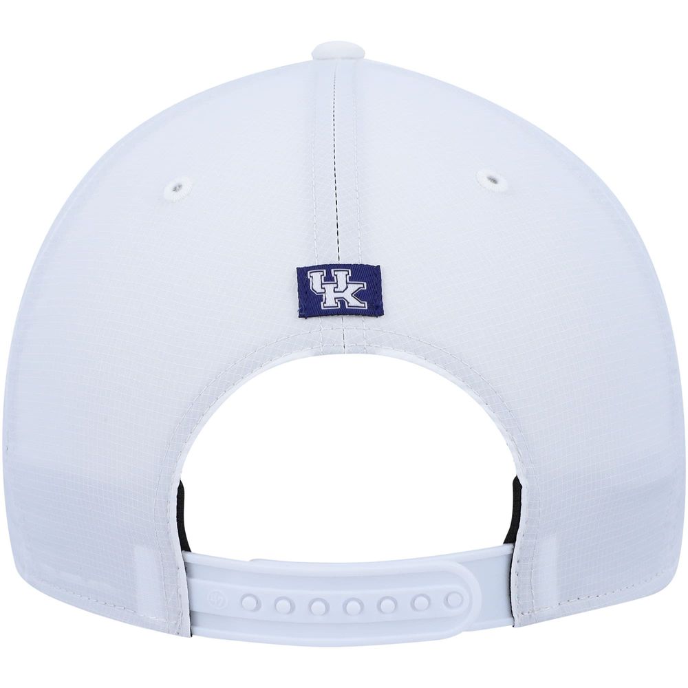 Men's '47 White Kentucky Wildcats Stars and Stripes Flag Flutter Hitch Snapback Hat