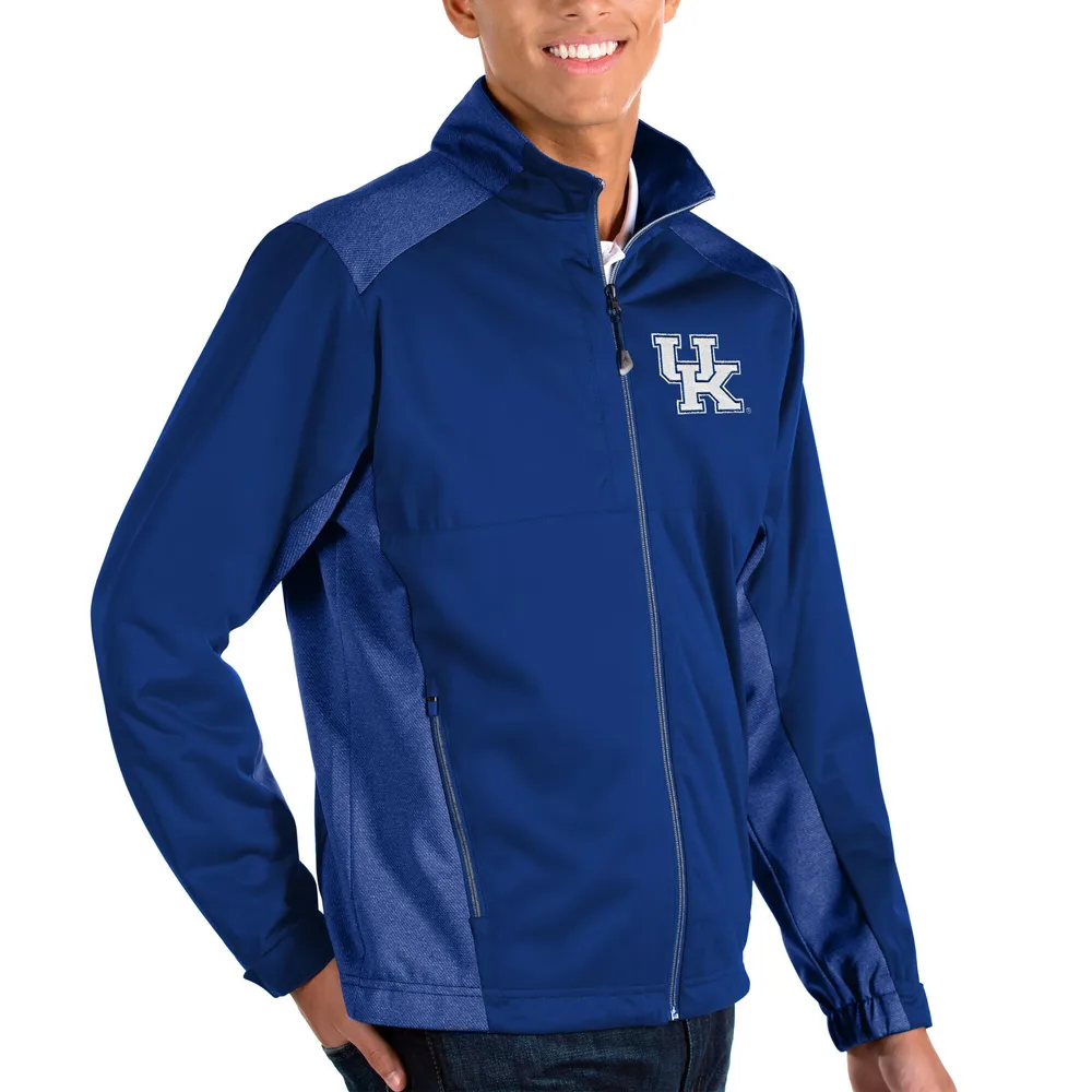 Honorable arco Asombro Lids Kentucky Wildcats Antigua Revolve Full-Zip Jacket - Royal/Heathered  Royal | Brazos Mall