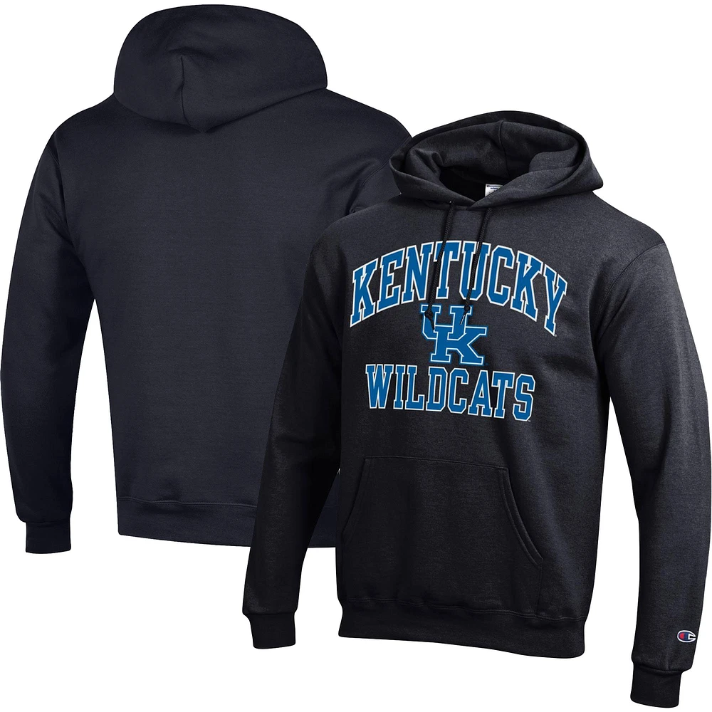 Men's Champion Black Kentucky Wildcats High Motor Pullover Hoodie