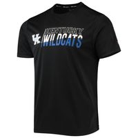 Men's Champion Black Kentucky Wildcats Slash Stack T-Shirt