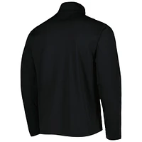 Veste texturée à quart de zip Champion Kentucky Wildcats pour homme, noire