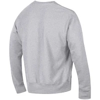 Men's Champion Heathered Gray Kentucky Wildcats Arch Reverse Weave Pullover Sweatshirt